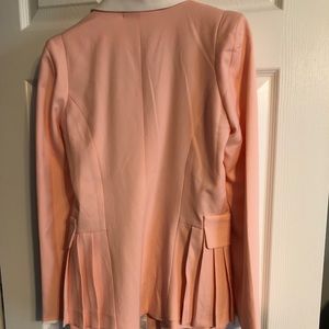 Oversized pink blazer